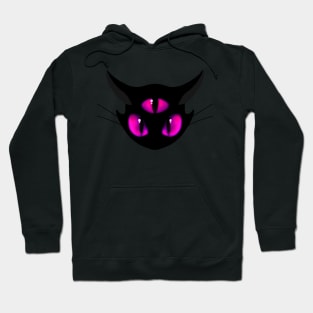 Pink three eyed cat Hoodie